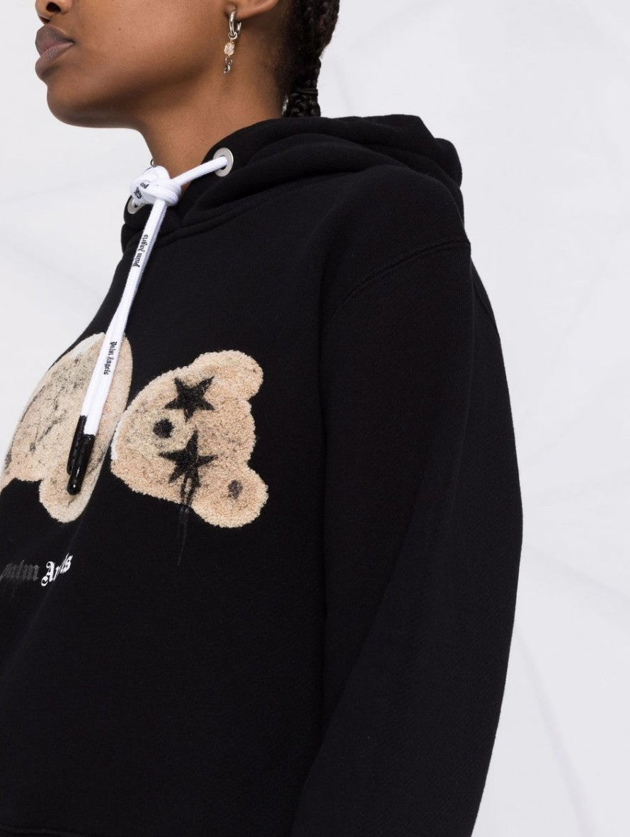 Palm Angels Felpa PWBB022F21FLE002 - SanShopLuxury - -50%, 2021, Abbigliamento, Autunno/Inverno, Beige, Con Cappuccio, Donna, Felpa, FW21, L, M, Nero, Outlet, Palm Angels, S, Ultimo