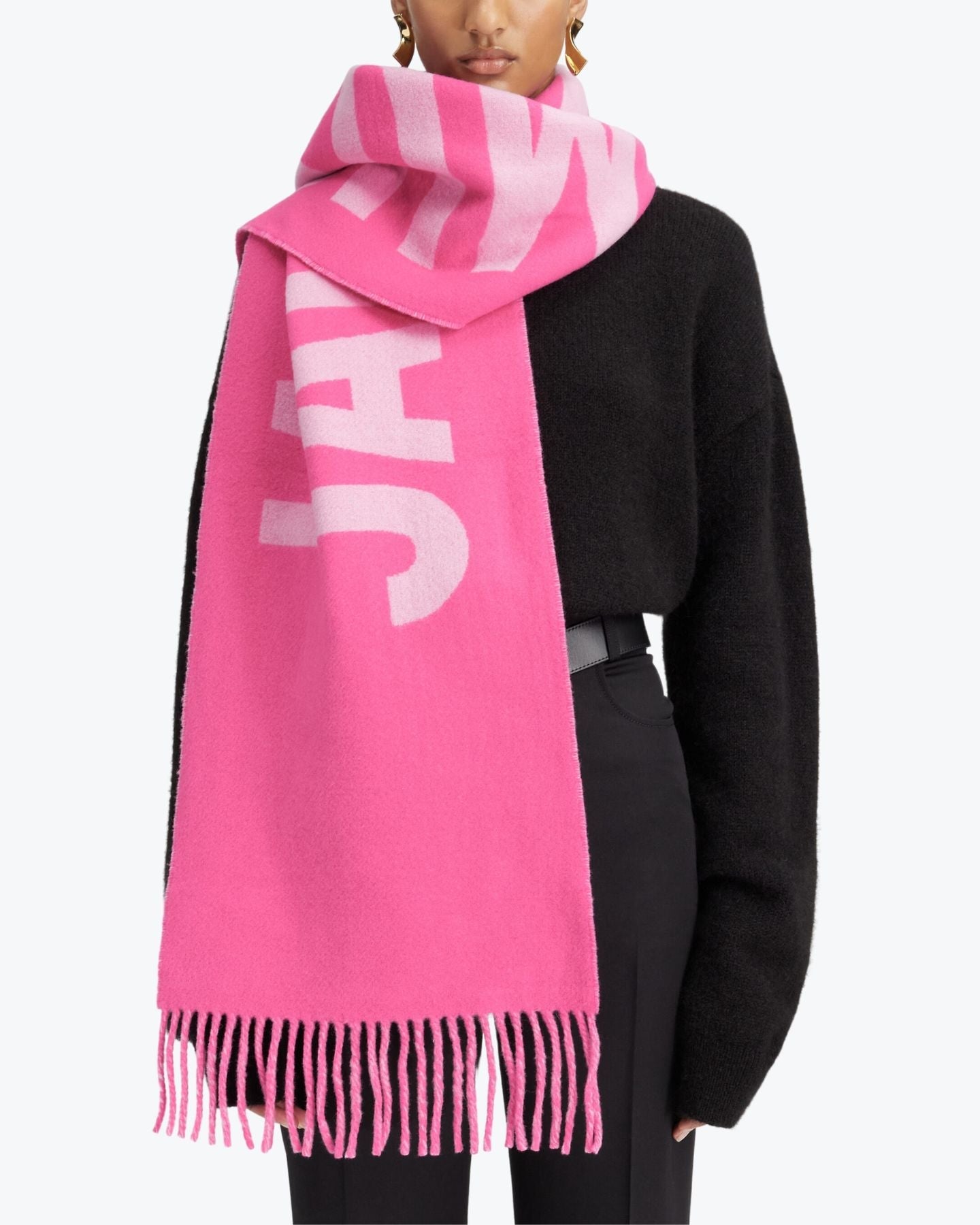 Jacquemus Sciarpa 226AC435-5007-043 - SanShopLuxury - 2024, Abbigliamento, Accessori, Autunno/Inverno, Carry Over, Donna, Fucsia, Jacquemus, Sciarpa, Stellato, Unica, UNISEX, Uomo