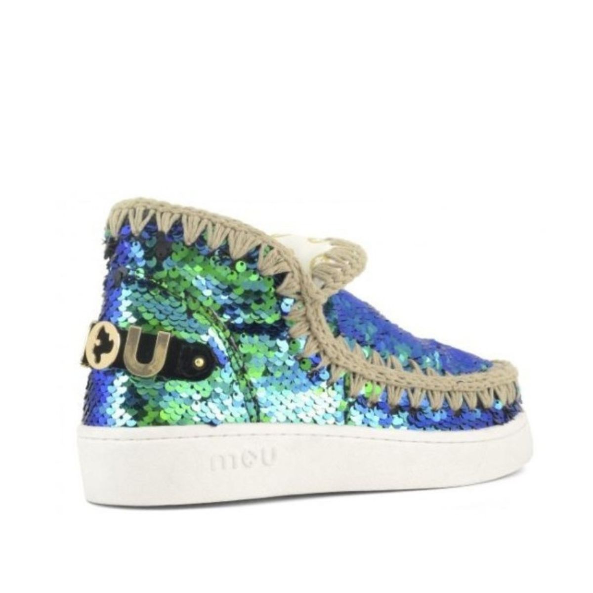 Mou Sneakers MU.SW211001G - SanShopLuxury - 2022, 36, 37, 38, 39, 40, 41, Bianco, Calzature, Donna, Idoneo, Mou, Oro, Outlet, Primavera/Estate, Sneakers, SS22, Verde
