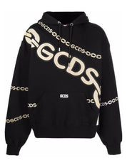 Gcds Felpa CC94M021519 - SanShopLuxury - -50%, 2021, Abbigliamento, Autunno/Inverno, Con Cappuccio, Felpa, FW21, Gcds, L, M, Nero, Outlet, S, Ultimo, Uomo, XL