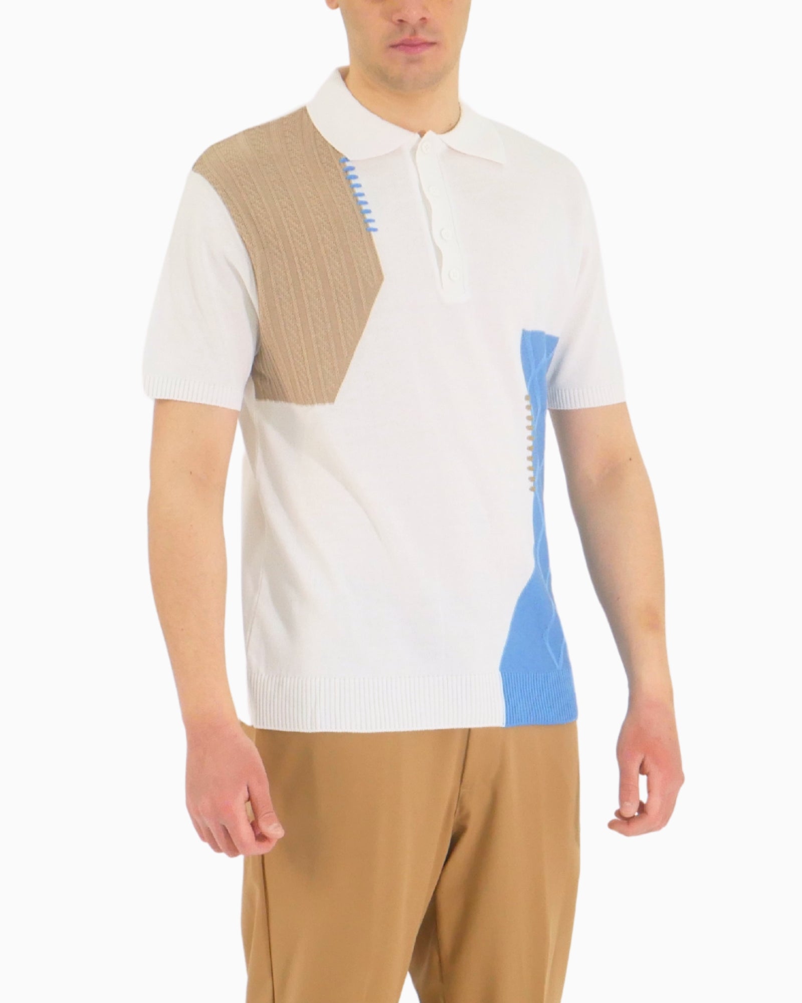 Stay Street T-Shirt Polo PU5001-B - SanShopLuxury - 2025, Abbigliamento, Bianco, Idoneo, L, M, New, Primavera/Estate, S, SS25, Stay Street, T-Shirt Polo, Uomo, XL, XXL, XXXL