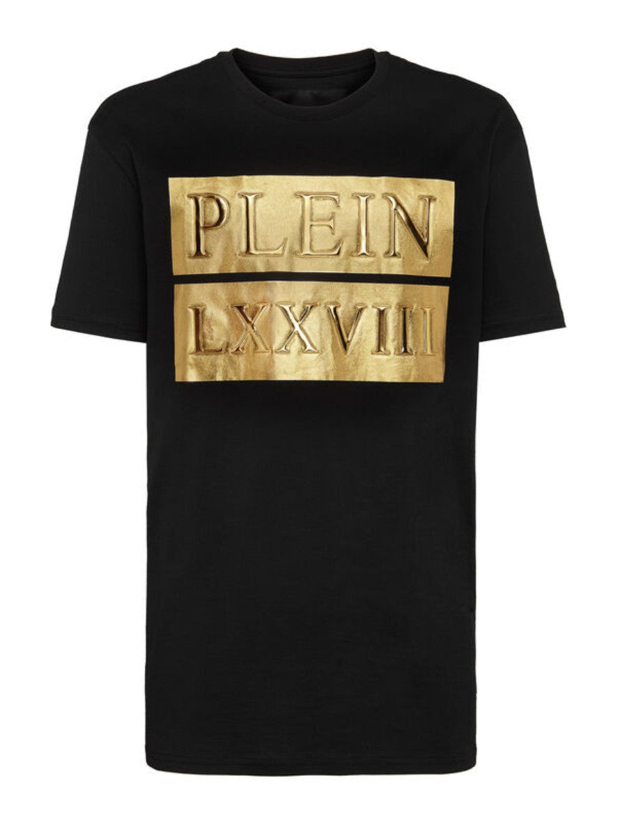 Philipp Plein T-Shirt CMTK4687/PJY002N0216 - SanShopLuxury - -50%, 2020, Abbigliamento, Autunno/Inverno, FW20, L, Nero, Outlet, Philipp Plein, T-Shirt, Uomo, XL