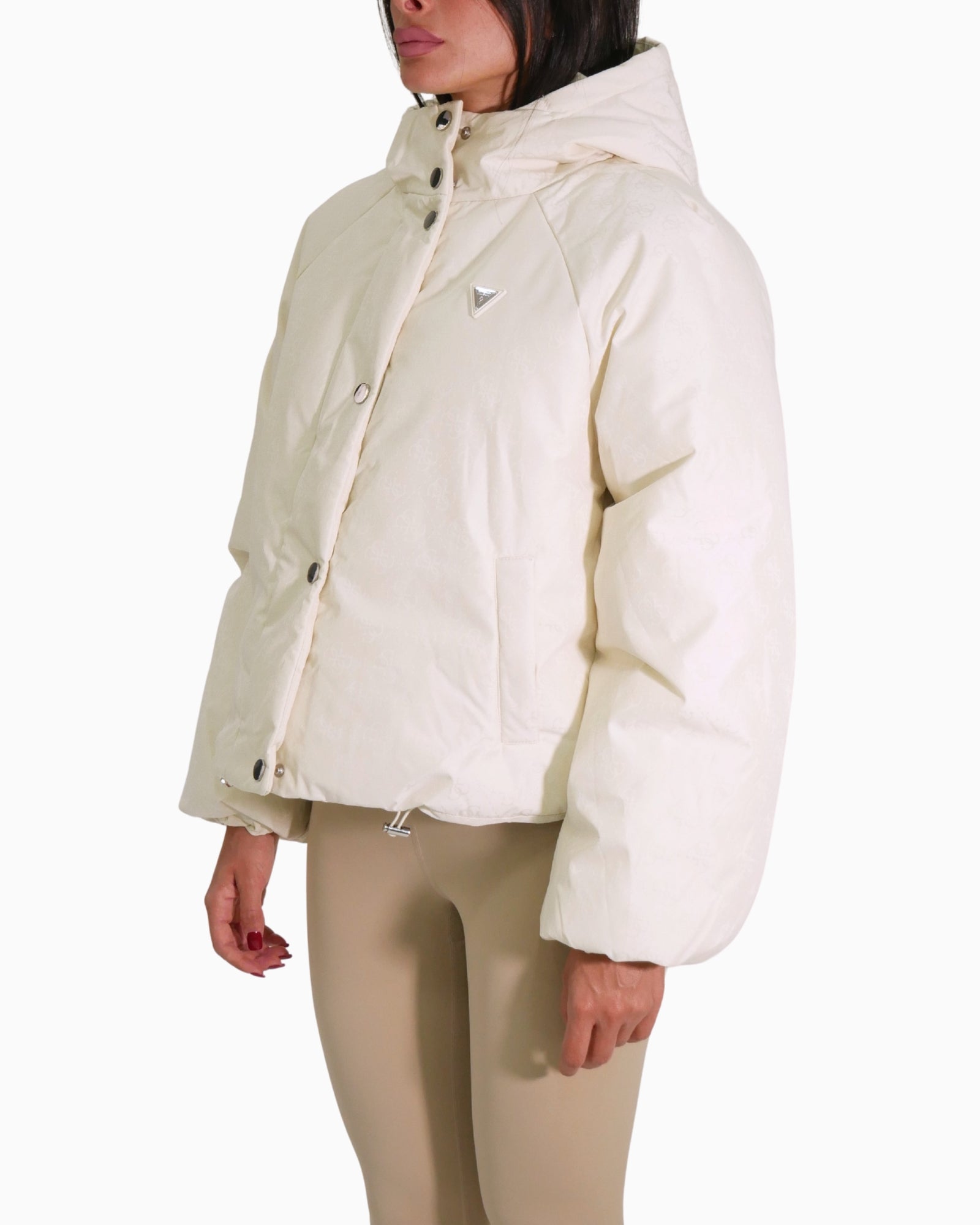 Guess Giubbino V5BL07 WGLW2 F0YN - SanShopLuxury - 2025, Abbigliamento, Autunno/Inverno, Avorio, Donna, FW25, Giubbino, Guess, Idoneo, M, New, S, XS