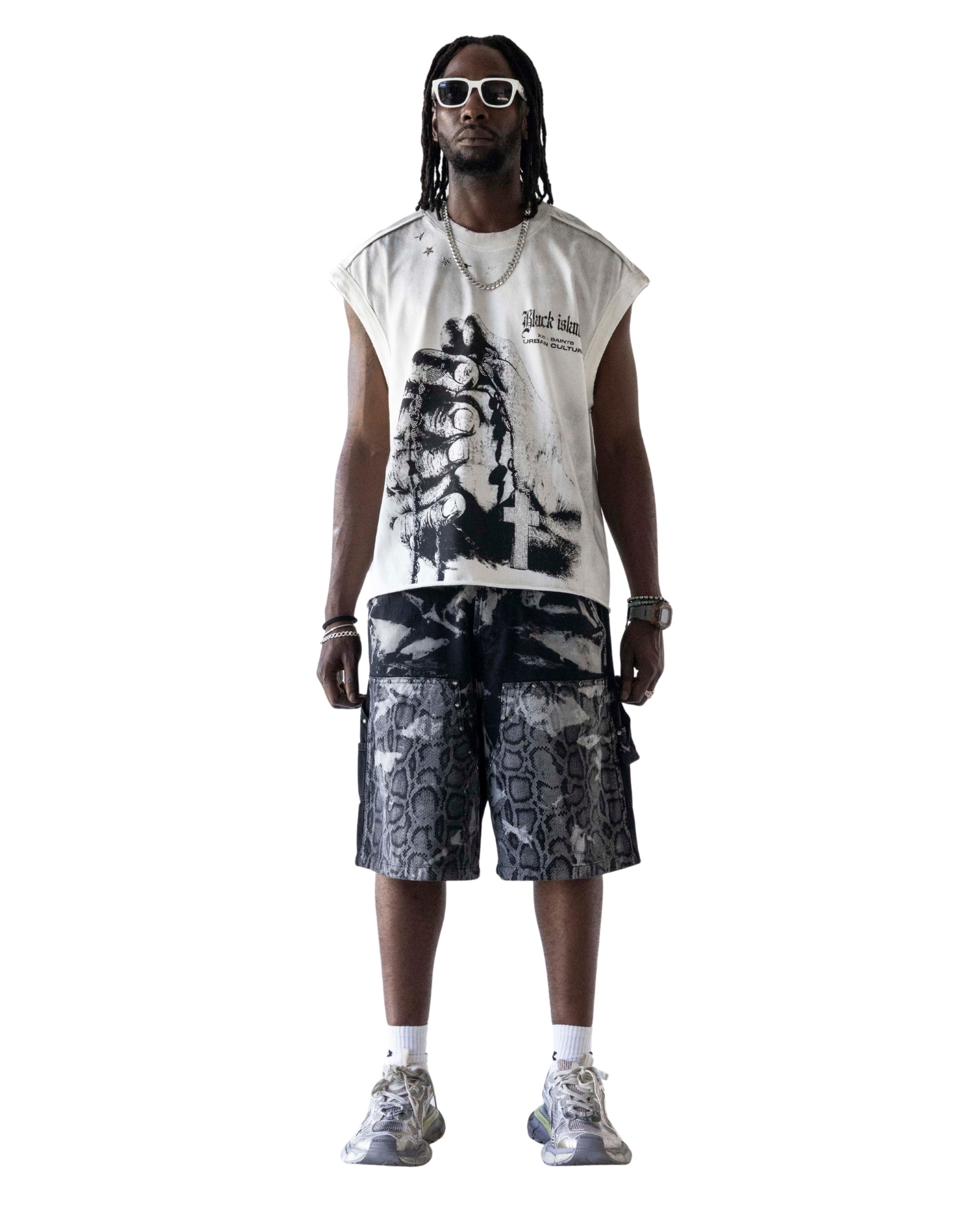 Black Island T-Shirt 2053-WHITE