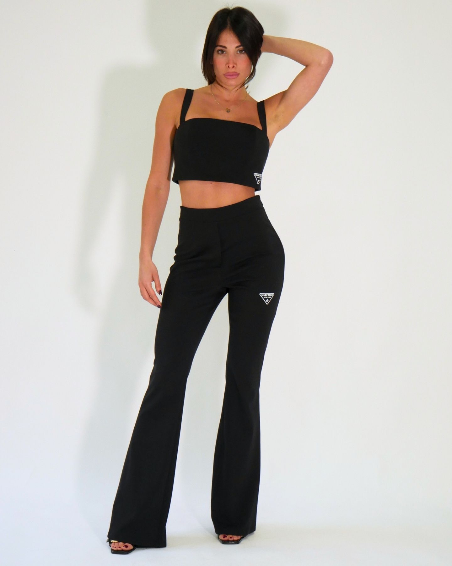 Marc Ellis Pantalone MC8215 - SanShopLuxury - 2024, A Zampa, Abbigliamento, Donna, Idoneo, L, M, Marc Ellis, Nero, Outlet, Pantalone, Primavera/Estate, S, SS24, XL, XS