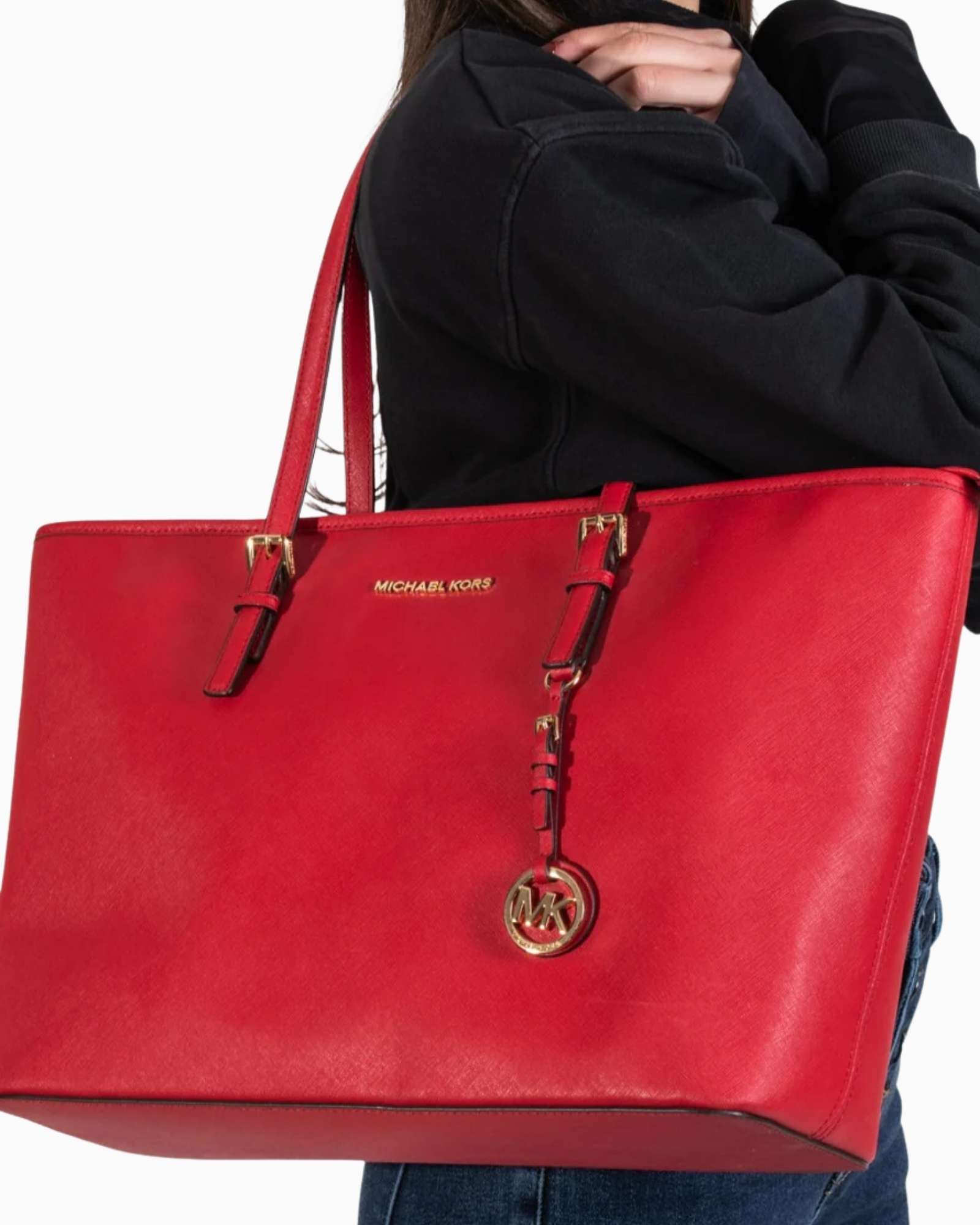 Michael Kors Borsa Da Spalla 30T5GTVT2L 3 - SanShopLuxury - -50%, 2018, Autunno/Inverno, Borsa Da Spalla, Continuativo, Donna, FW18, Michael Kors, Outlet, Primavera/Estate, Rosso, Shopping, Unica, Valigeria
