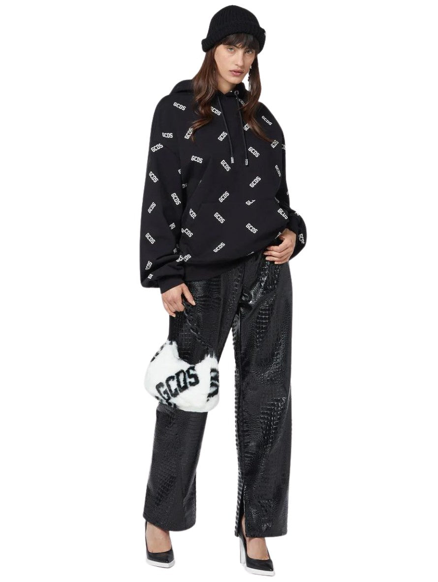 Gcds Felpa CC94M100100 - SanShopLuxury - 2022, Abbigliamento, Autunno/Inverno, Bianco, Carry Over, Con Cappuccio, Continuativo, Felpa, Gcds, Idoneo, L, M, Nero, New, Primavera/Estate, S, Uomo