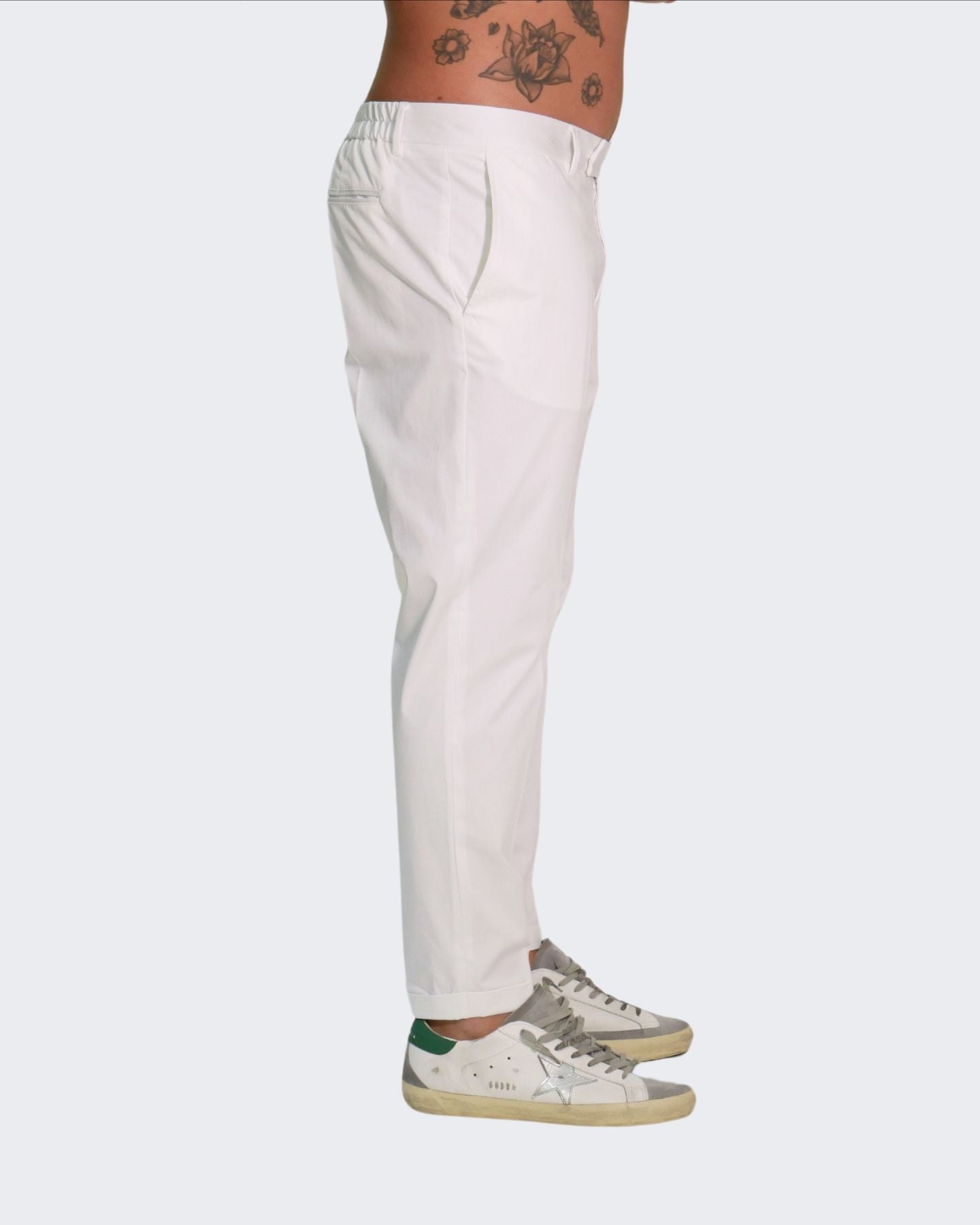 Chiodi Milano Pantalone SS24-0097-BIANCO - SanShopLuxury - 2024, Abbigliamento, Bianco, Chiodi Milano, Idoneo, L, M, Outlet, Pantalone, Primavera/Estate, S, SS24, Uomo, XL, XXL, XXXL