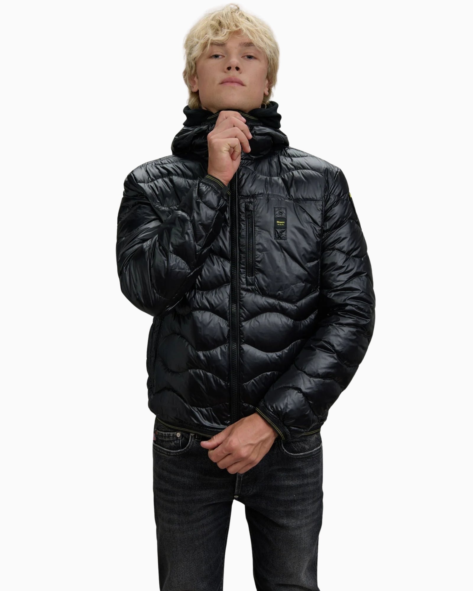 Blauer Giubbino 25WBLUC03074-999 - SanShopLuxury - 2025, Abbigliamento, Autunno/Inverno, Blauer, FW25, Giubbino, Idoneo, L, M, Nero, New, S, Uomo, XL, XXL, XXXL