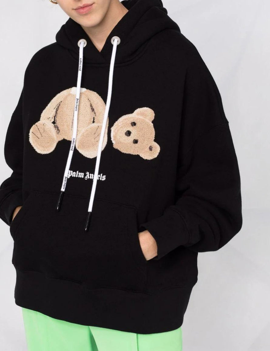 Inverno, Con Cappuccio, Donna, Felpa, Felpe, FW21, L, M, Nero, Outlet, Palm Angels, Ultimo