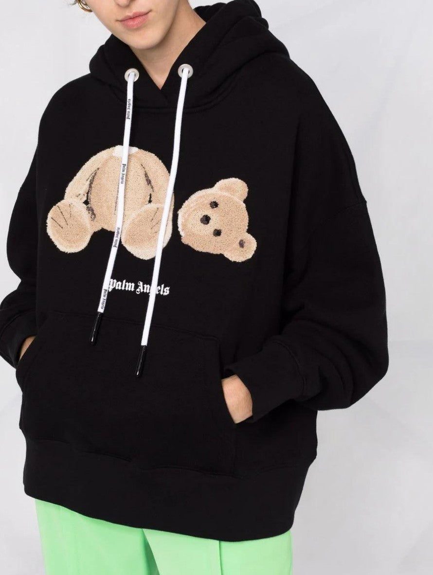 Palm Angels Felpa PWBB023F21FLE0021060 - SanShopLuxury - -50%, 2021, Abbigliamento, Autunno/Inverno, Con Cappuccio, Donna, Felpa, Felpe, FW21, L, M, Nero, Outlet, Palm Angels, Ultimo