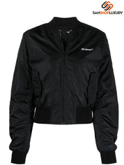 Giubbino Off-White OWEH017C99FAB0021001 - SanShopLuxury - Abbigliamento, Autunno/Inverno, Carry Over, Continuativo, Donna, Giubbino, Giubbotteria, Idoneo, L, M, Nero, New, Off-White, Primavera/Estate, S