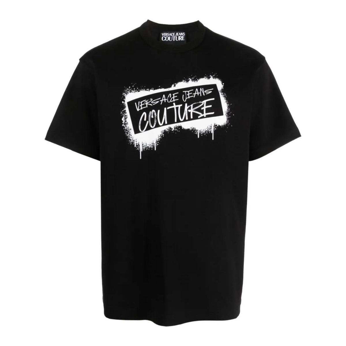 Versace Jeans Couture T-Shirt 75GAHT14 CJ02O - SanShopLuxury - 2023, 2XL, Abbigliamento, Autunno/Inverno, FW23, Idoneo, L, M, Nero, Outlet, T-Shirt, Uomo, Versace Jeans Couture, XL