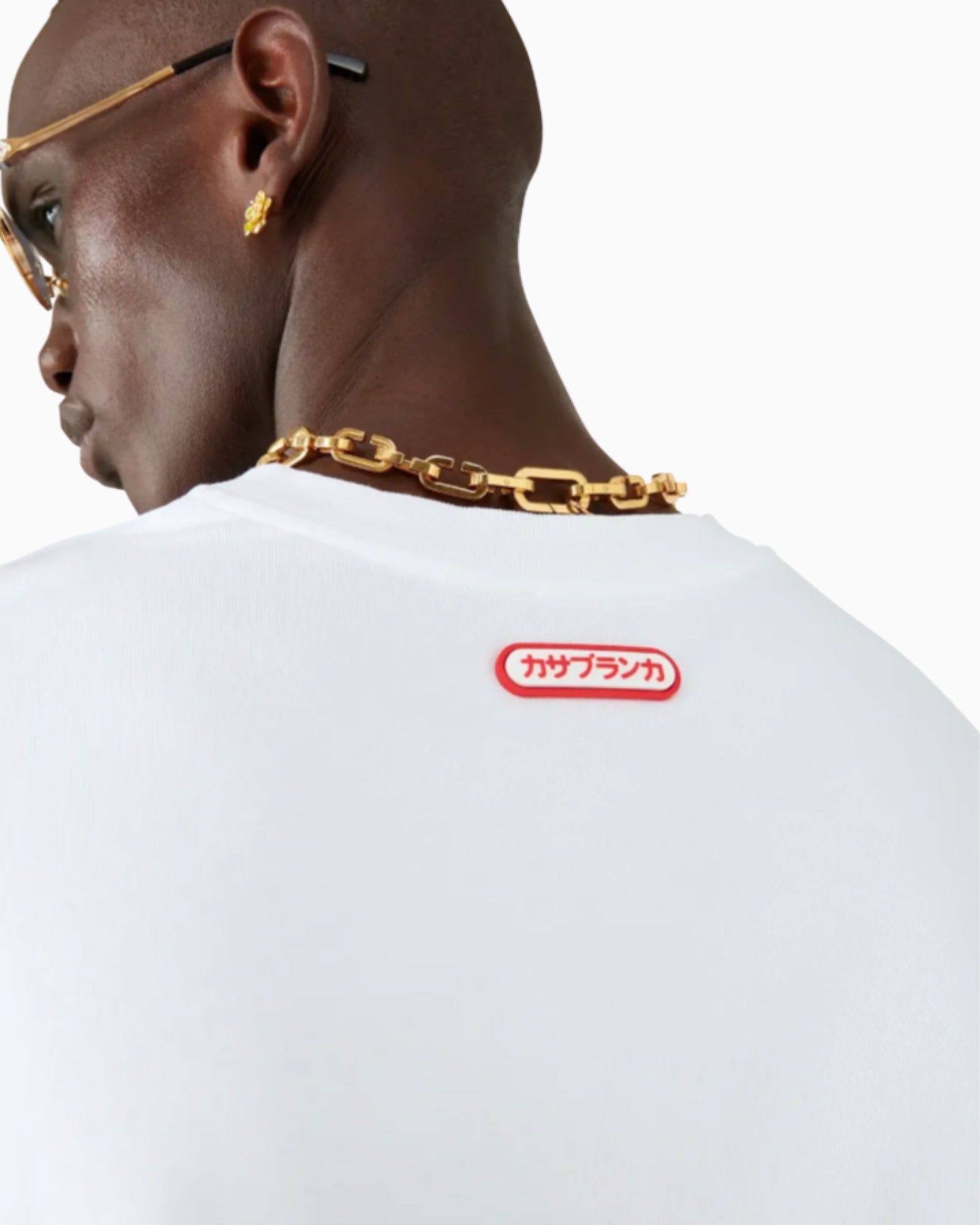 Casablanca T-Shirt MAW25JTS044/04 - SanShopLuxury - 2025, Abbigliamento, Autunno/Inverno, Bianco, Casablanca, FW25, Idoneo, L, M, New, S, T-Shirt, Uomo, XL, XXL, XXXL