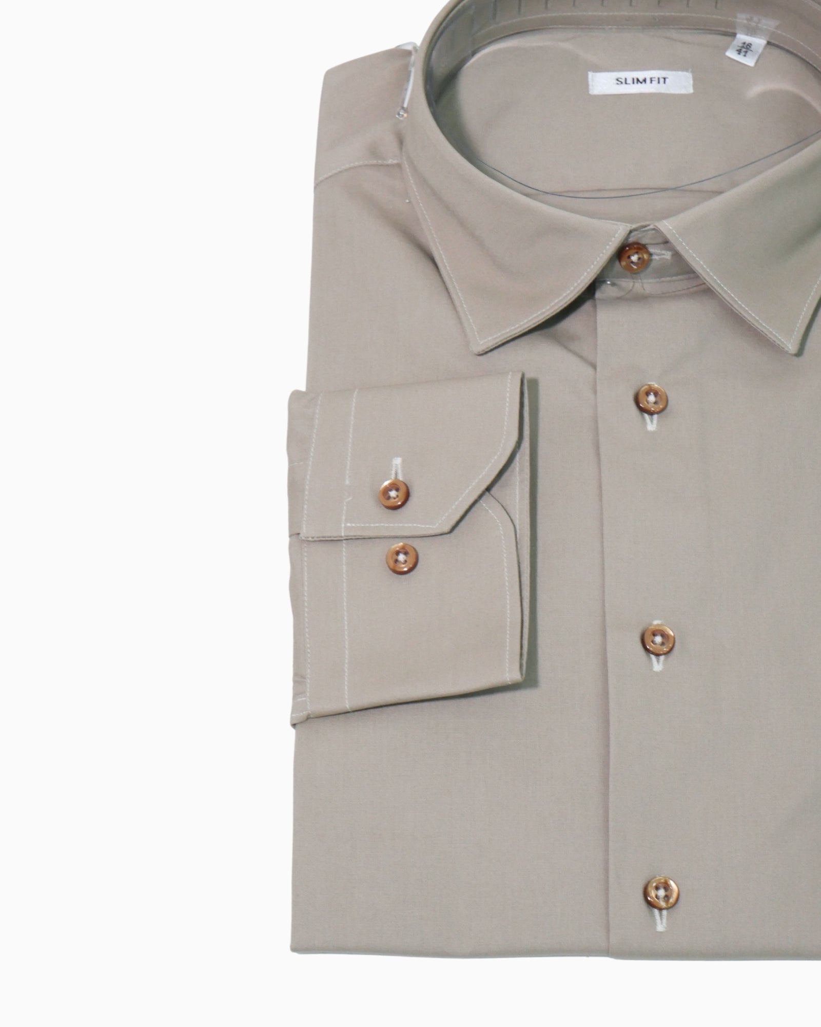 Sartoria Italiana Camicia 001369-01 - SanShopLuxury - 2019, 38, 39, 40, 41, 42, 43, Abbigliamento, Autunno/Inverno, Beige, Camicia, Carry Over, Continuativo, Idoneo, New, Primavera/Estate, Sartoria Italiana, Uomo