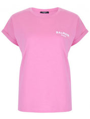 Balmain T-Shirt UF11351I382 - SanShopLuxury - -50%, 2020, Abbigliamento, Autunno/Inverno, Balmain, Bianco, Donna, FW20, Nero, Outlet, Rosa, T-Shirt, XL, XXL