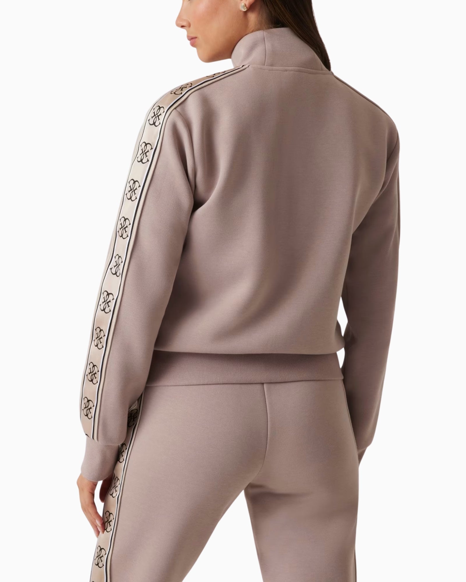 Guess Felpa V2YQ16 KB3P2 A12B - SanShopLuxury - 2025, Abbigliamento, Autunno/Inverno, Donna, Felpa, FW25, Guess, Idoneo, M, New, S, Taupe, XS