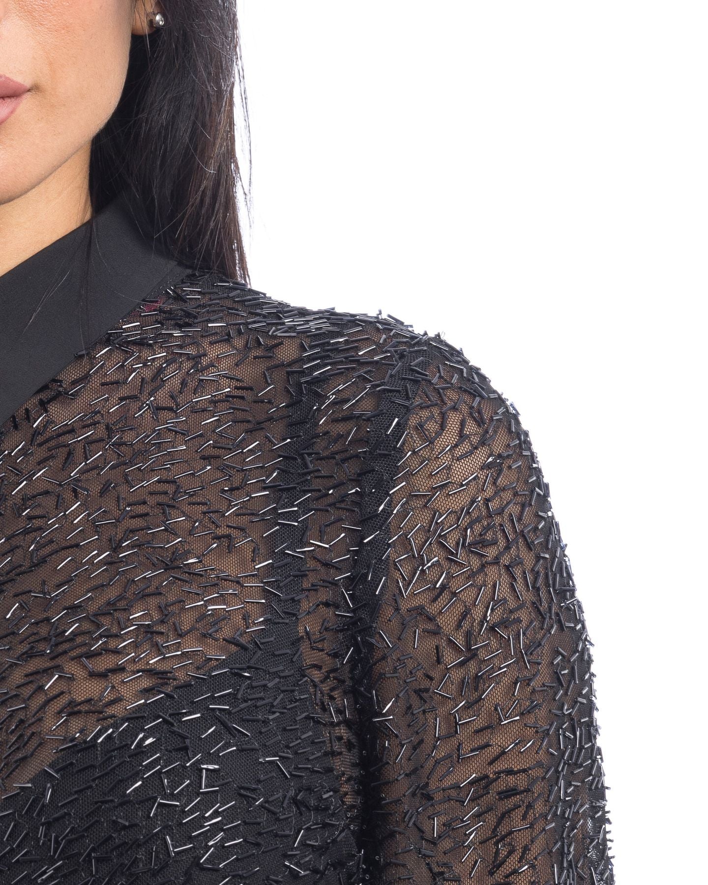 So Lavish Camicia C4017-N - SanShopLuxury - 2024, 40, 42, 44, Abbigliamento, Autunno/Inverno, Camicia, Continuativo, Donna, FW24, Idoneo, Nero, Outlet, Primavera/Estate, So Lavish