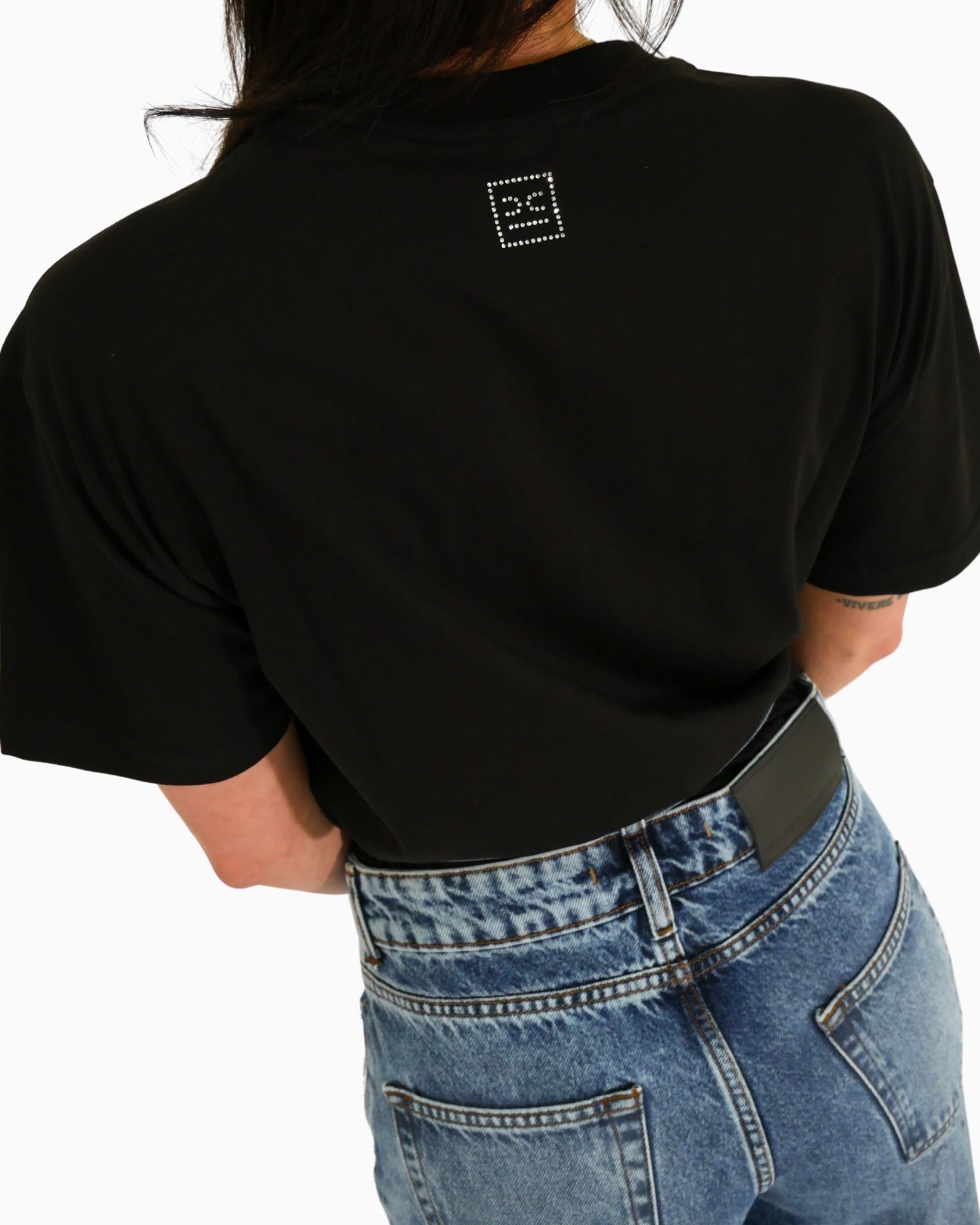 Donotconform T-Shirt W-TEE30-N - SanShopLuxury - 2025, Abbigliamento, Donna, Donotconform, Idoneo, L, M, Nero, New, Primavera/Estate, S, SS25, T-Shirt, XL, XS