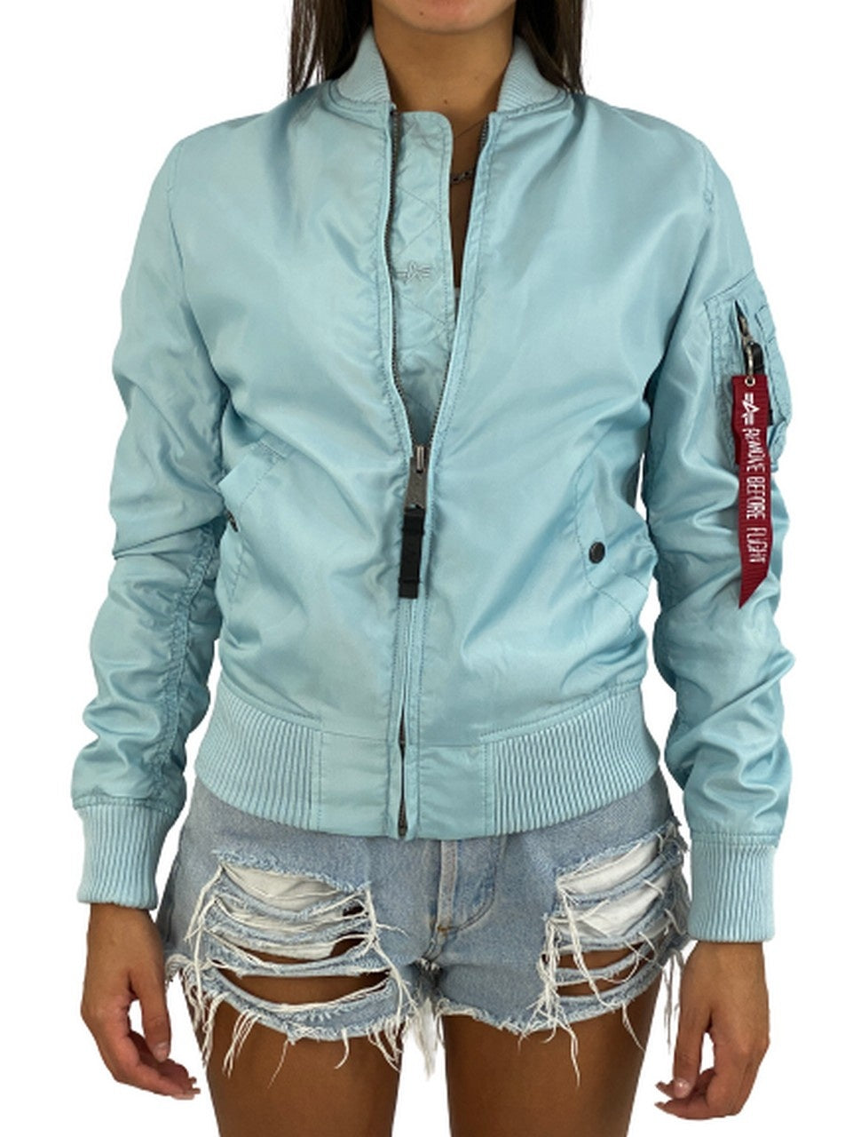 Alpha Industries Giubbino 141041 - SanShopLuxury - -50%, 2019, Abbigliamento, Alpha Industries, Azzurro, Beige, Donna, Giubbino, Outlet, Primavera/Estate, Rosa, SS19, XS