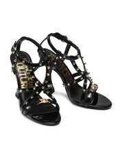 Versace Jeans Couture Sandali 71VA3S15 71978 899 - SanShopLuxury - -50%, 2021, 37, 38, Autunno/Inverno, Calzature, Continuativo, Donna, FW21, Nero, Outlet, Primavera/Estate, Sandali, Ultimo, Versace Jeans Couture