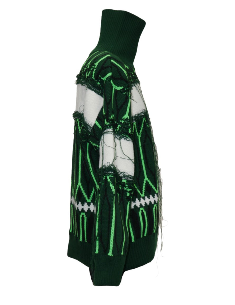 Inverno, Donotconform, FW22, Maglieria, Outlet, Uomo, Verde, XL, XXL