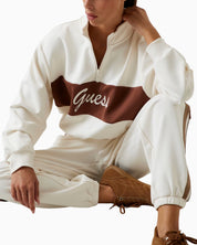 Guess Felpa V5BQ00 KCX22 D001 - SanShopLuxury - 2025, Abbigliamento, Autunno/Inverno, Bianco, Donna, Felpa, FW25, Guess, Idoneo, M, New, S, XS