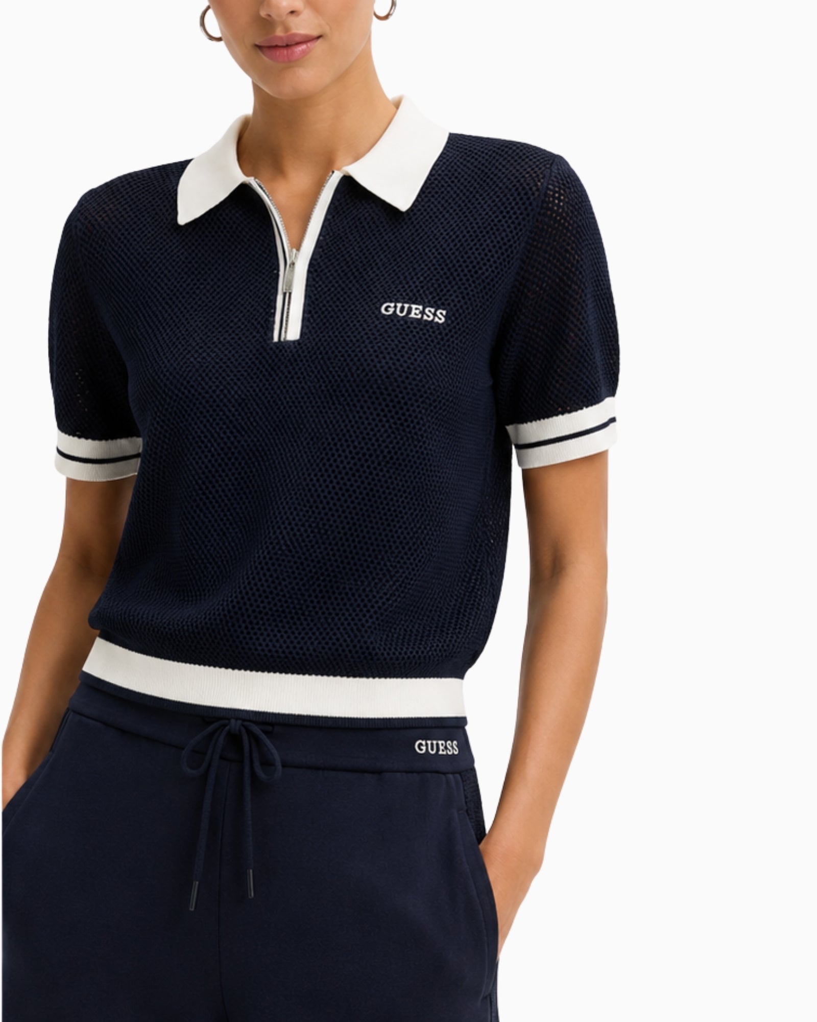 Guess T-Shirt Polo V6GR04 Z0725 A71W