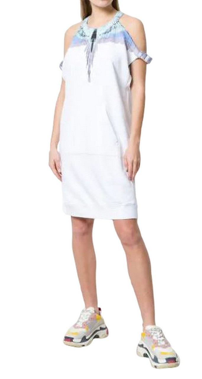 Marcelo Burlon Abiti CWDB063S186302460188 - SanShopLuxury - -50%, 2018, Abbigliamento, Abiti, Bianco, Donna, L, Marcelo Burlon, Outlet, Primavera/Estate, SS18, Ultimo