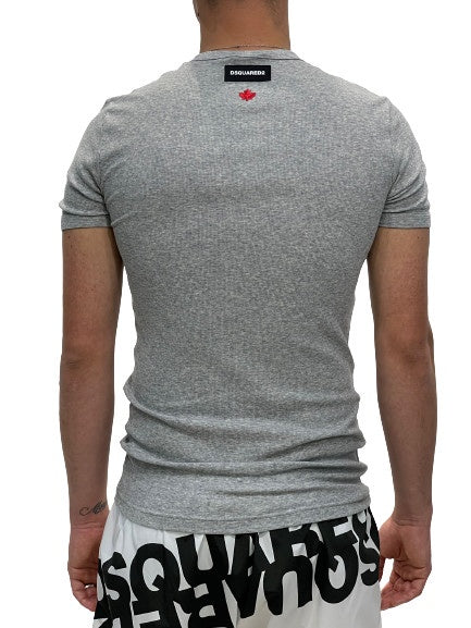 Dsquared2 T-Shirt D9MF11110 220 - SanShopLuxury - -70%, 2017, Abbigliamento, Dsquared2, Grigio, Outlet, Primavera/Estate, S, SS17, T-Shirt, Uomo, XL, XXL