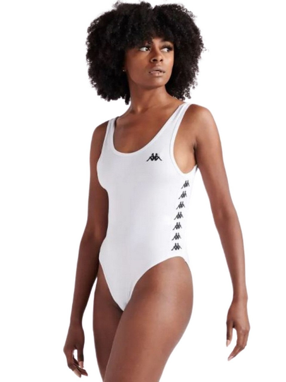 Kappa T-Shirt Body 303WCK0 980 - SanShopLuxury - -50%, 2019, Abbigliamento, Bianco, Donna, Kappa, L, M, Outlet, Primavera/Estate, S, SS19, T-Shirt Body