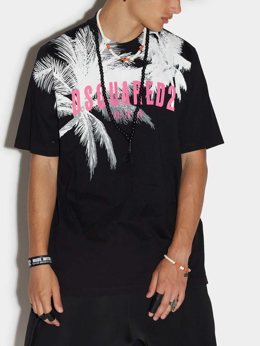 Dsquared2 T-Shirt S74GD1098 - SanShopLuxury - 2023, Abbigliamento, Bianco, Dsquared2, Idoneo, M, Nero, Outlet, Primavera/Estate, SS23, T-Shirt, Uomo, XL, XXL, XXXL