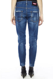 Dsquared2 Jeans S72LB0045 470 - SanShopLuxury - -50%, 2018, 44, Abbigliamento, Autunno/Inverno, Blu, Continuativo, Donna, Dsquared2, Jeans, Outlet, Primavera/Estate, SS18, Ultimo