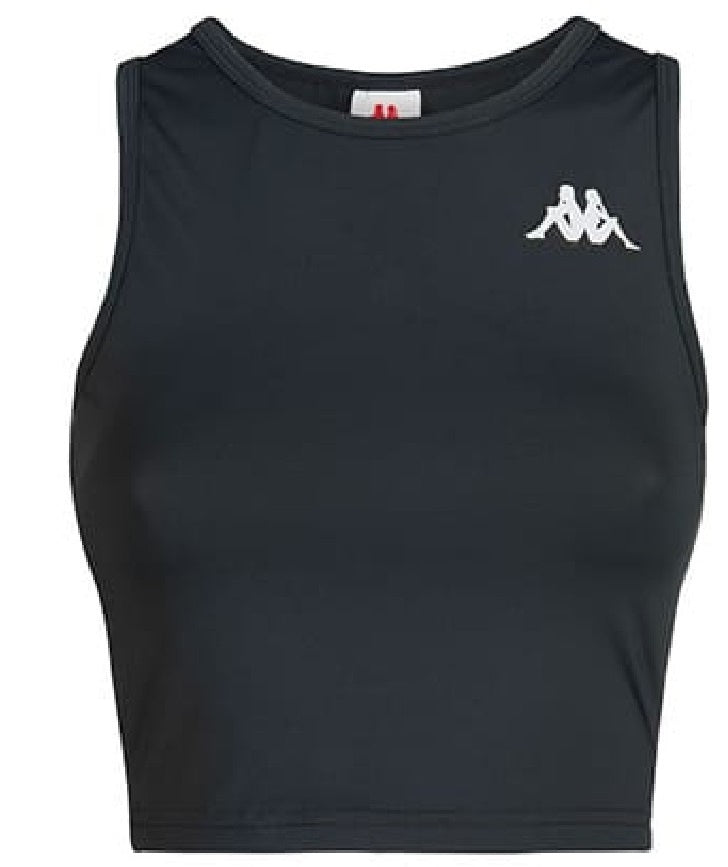 Kappa T-Shirt Top 303WCL0 A0S - SanShopLuxury - -50%, 2020, Abbigliamento, Donna, Kappa, L, M, Nero, Outlet, Primavera/Estate, S, SS20, T-Shirt Top, XL