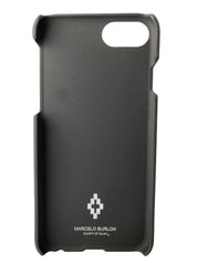 Marcelo Burlon Smartphone Cover CMPA005F17008184 1088 - SanShopLuxury - -70%, 2017, Abbigliamento, Accessori, Iphone 7, Marcelo Burlon, Nero, Outlet, Smartphone Cover, Unica, Uomo