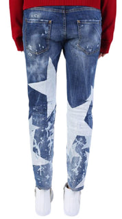 Dsquared2 Jeans S75LA0838 470 - SanShopLuxury - -50%, 2018, 40, 44, Abbigliamento, Autunno/Inverno, Blu, Continuativo, Donna, Dsquared2, Jeans, Outlet, Primavera/Estate, SS18, Ultimo