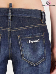 Dsquared2 Jeans S75LB0609 S30685 470 - SanShopLuxury - 2022, 40, 42, 44, Abbigliamento, Autunno/Inverno, Blu, Continuativo, Donna, Dsquared2, Idoneo, Jeans, Outlet, Primavera/Estate, SS22