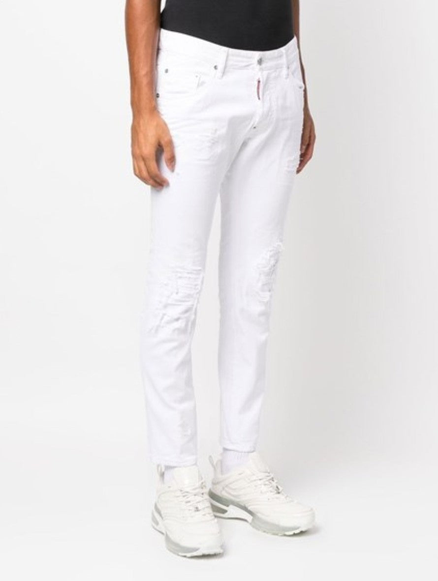 Dsquared2 Jeans S74LB1278 - SanShopLuxury - 2023, 48, 50, 52, Abbigliamento, Bianco, Dsquared2, Idoneo, Jeans, Outlet, Primavera/Estate, SS23, Uomo