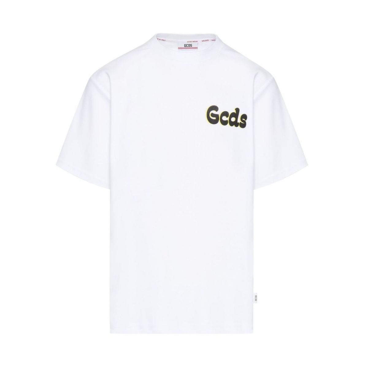 Gcds T-Shirt SS21M020066 - SanShopLuxury - -50%, 2021, Abbigliamento, Bianco, Gcds, Outlet, Primavera/Estate, Rosa, S, SS21, T-Shirt, Uomo, XL