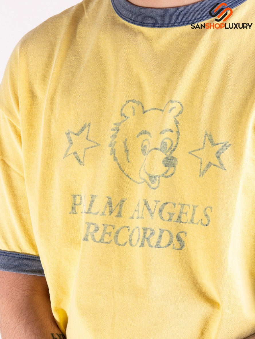 Palm Angels T-Shirt PMAA062R21JER0011846 - SanShopLuxury - -50%, 2021, Abbigliamento, Giallo, L, M, Outlet, Palm Angels, Primavera/Estate, S, SS21, T-Shirt, Uomo, XXL