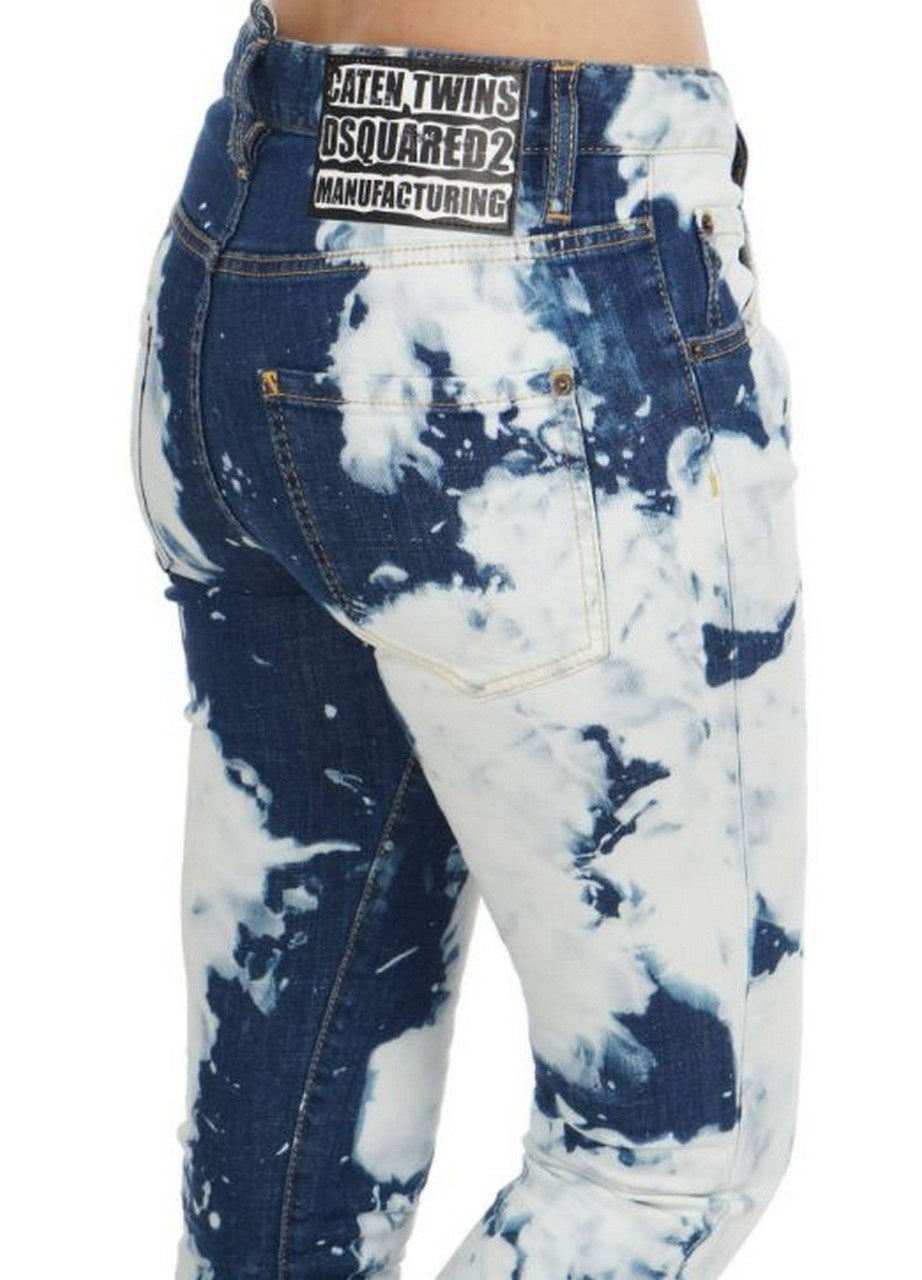 Dsquared2 Jeans S75LB0123 470 - SanShopLuxury - -50%, 2018, 40, 42, 44, Abbigliamento, Autunno/Inverno, Blu, Continuativo, Donna, Dsquared2, Jeans, Outlet, Primavera/Estate, SS18