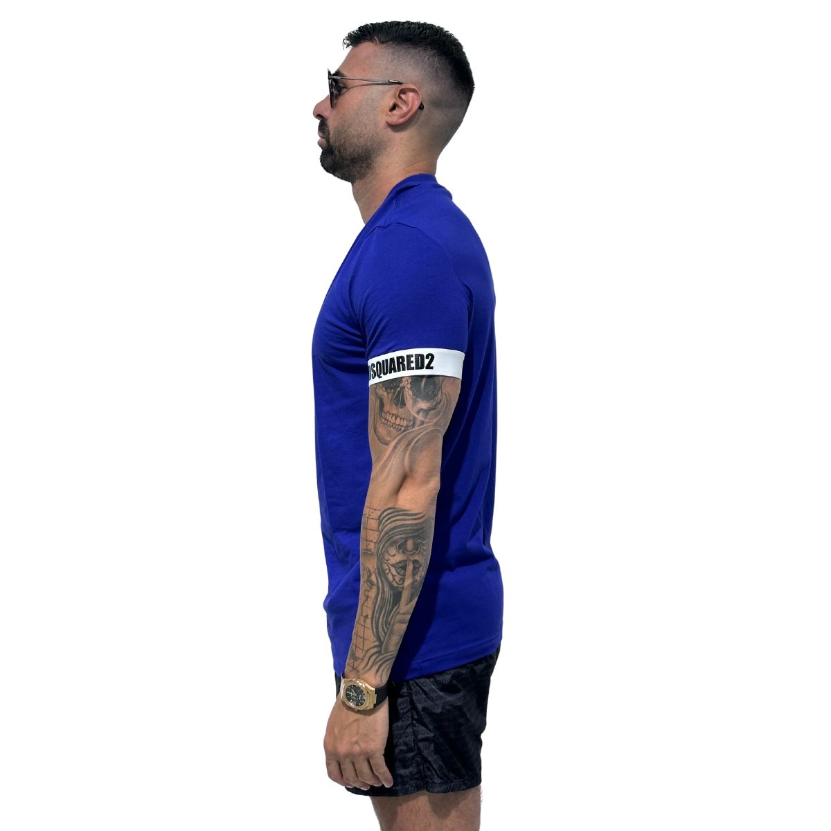 Dsquared2 T-Shirt D9M3S4530 - SanShopLuxury - 2023, Abbigliamento, Blu, Dsquared2, Idoneo, L, M, Outlet, Primavera/Estate, SS23, T-Shirt, Ultimo, Uomo, XL, XXL