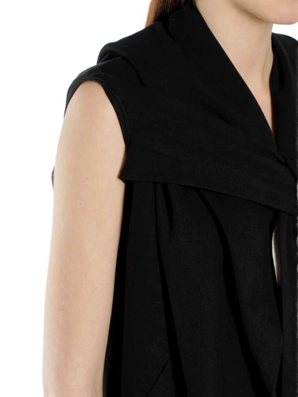 Rick Owens Drkshdw Felpa DS18S3123/RIG - SanShopLuxury - -50%, 2018, Abbigliamento, Con Cappuccio, Donna, Felpa, Nero, Outlet, Primavera/Estate, Rick Owens Drkshdw, S, SS18, Ultimo