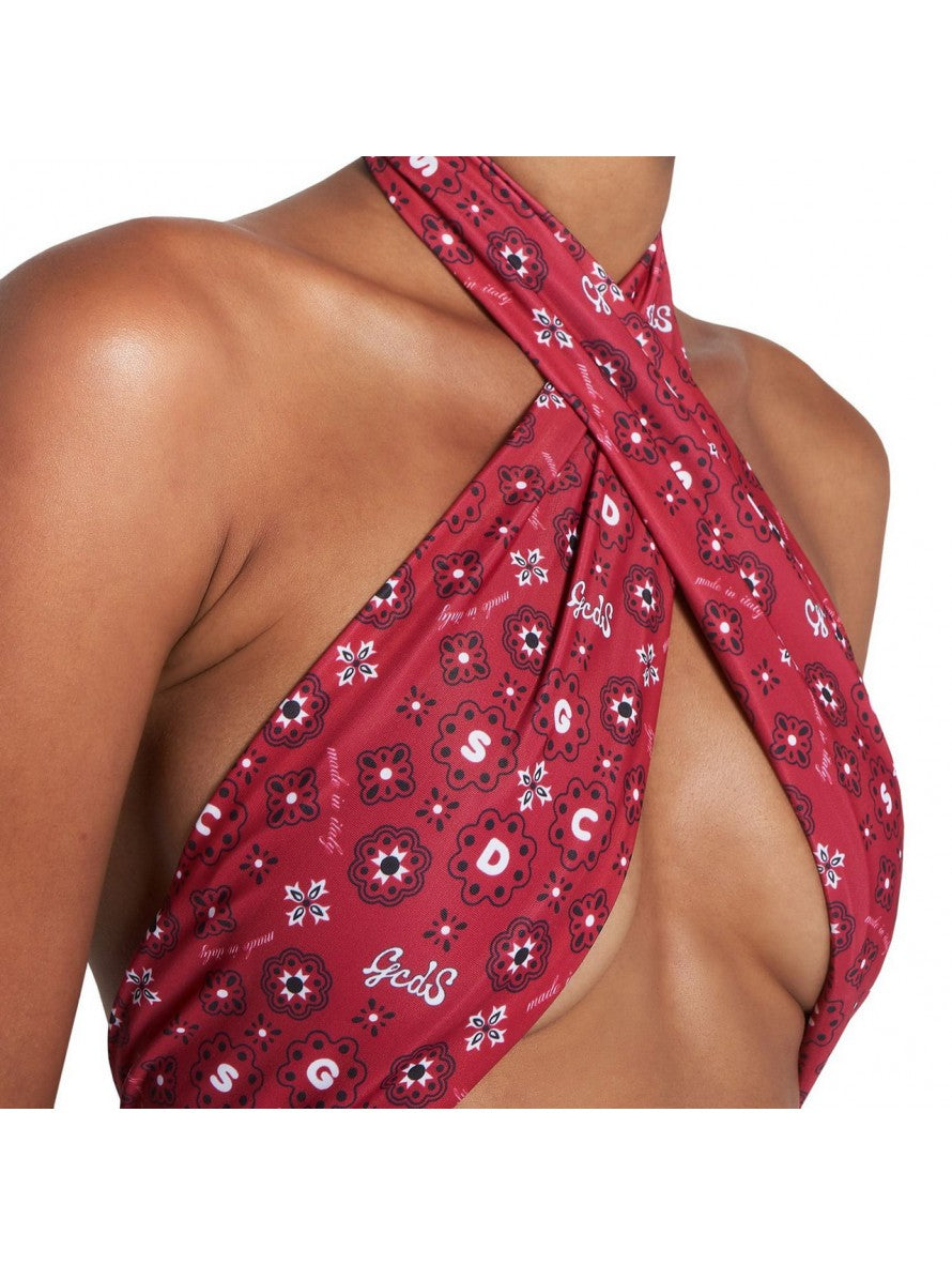 Gcds Costume SS21W050008 - SanShopLuxury - -50%, 2021, Abbigliamento, Beachwear, Costume, Donna, Gcds, Intero, L, M, Outlet, Primavera/Estate, Rosso, S, SS21