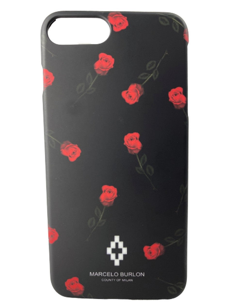 Marcelo Burlon Smartphone Cover CWPA007F17008299 1088 - SanShopLuxury - -50%, 2018, Abbigliamento, Accessori, Donna, Iphone 7 Plus, Marcelo Burlon, Nero, Outlet, Smartphone Cover, Unica