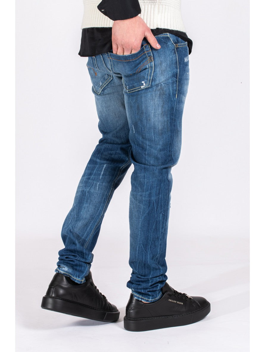 Dondup Jeans UP232DS133U I33800 - SanShopLuxury - -70%, 2017, 45, Abbigliamento, Autunno/Inverno, Blu, Continuativo, Dondup, Jeans, Outlet, Primavera/Estate, SS17, Ultimo, Uomo