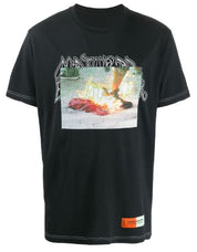 Heron Preston T-Shirt HMAA004S20914037 1088 - SanShopLuxury - -50%, 2020, Abbigliamento, Heron Preston, M, Nero, Outlet, Primavera/Estate, SS20, T-Shirt, Uomo, XL