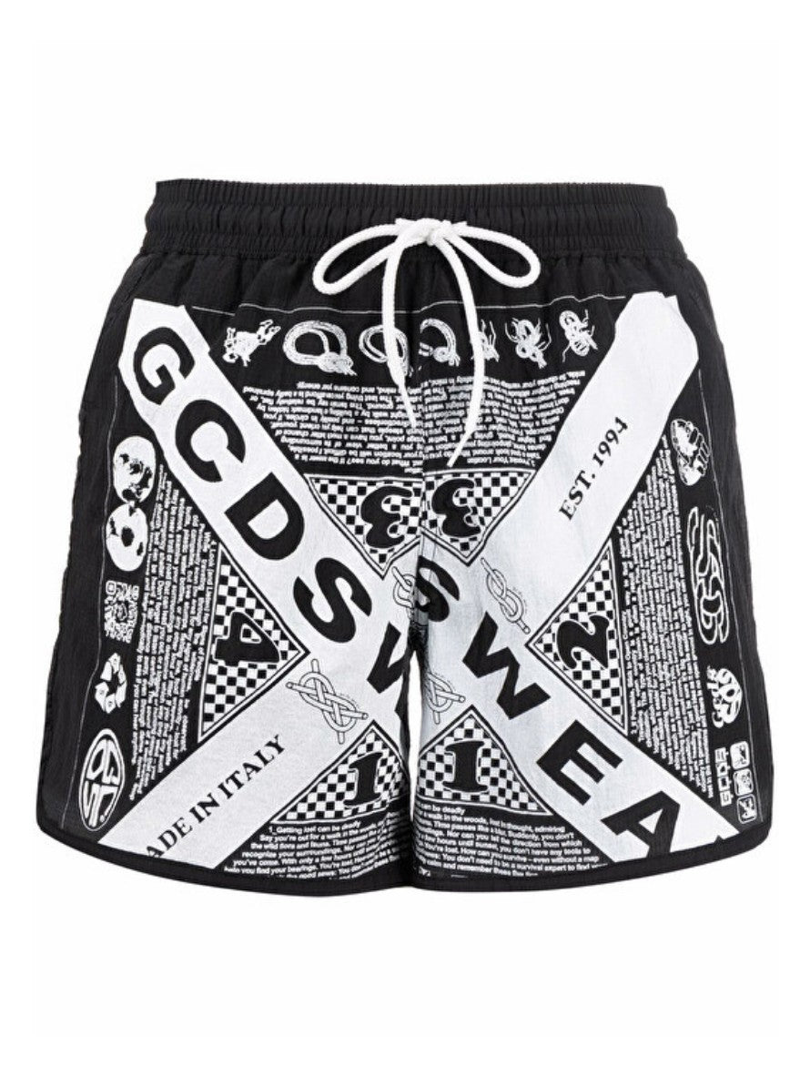 Gcds Costume SS22M060700 - SanShopLuxury - 2022, Abbigliamento, Beachwear, Costume, Gcds, Idoneo, L, M, Nero, Outlet, Pantaloncino, Primavera/Estate, S, SS22, Uomo, XL
