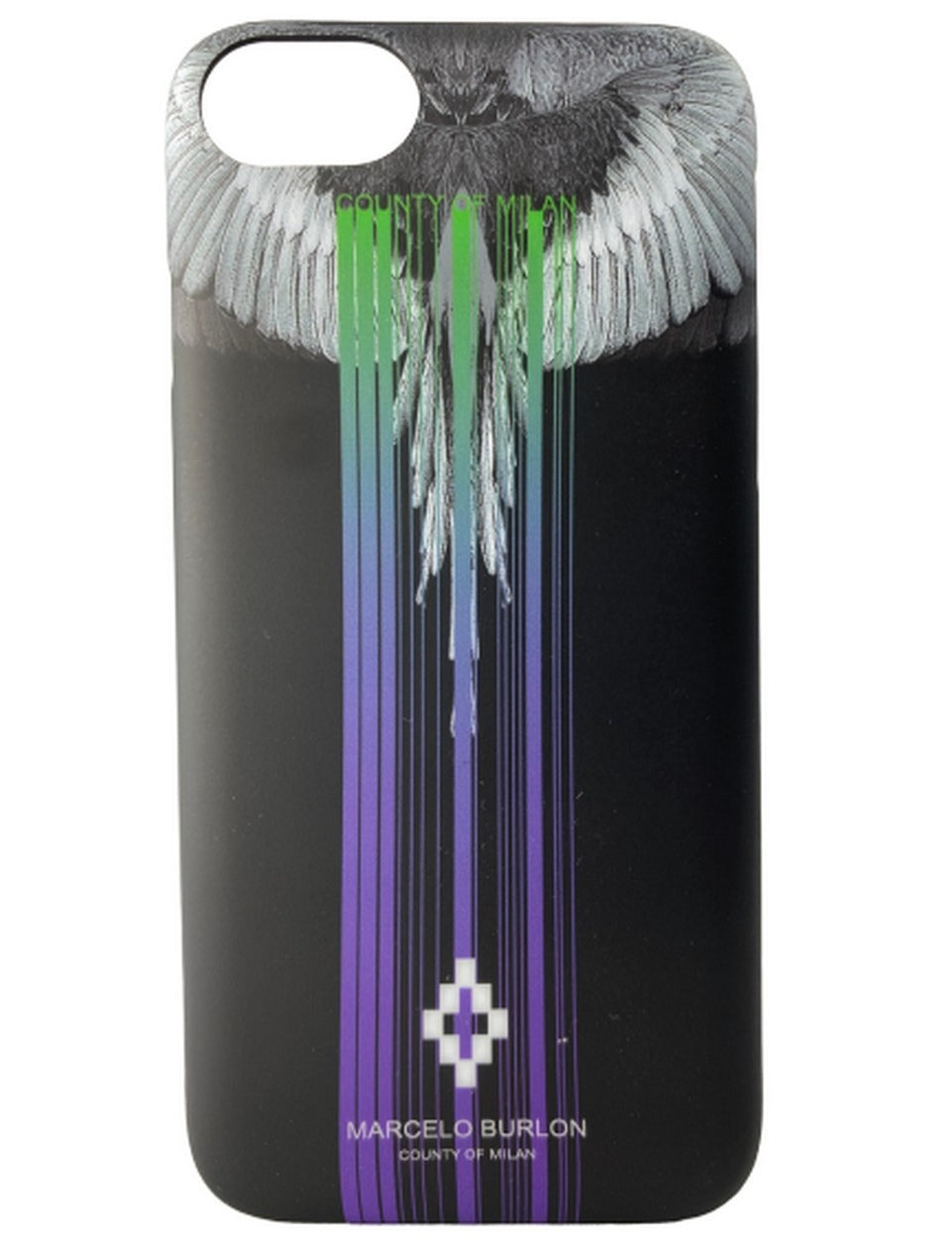 Marcelo Burlon Smartphone Cover CWPA011E18008161 1088 - SanShopLuxury - -50%, 2018, Abbigliamento, Accessori, Donna, Iphone 8, Marcelo Burlon, Nero, Outlet, Smartphone Cover, Unica, UNISEX, Uomo