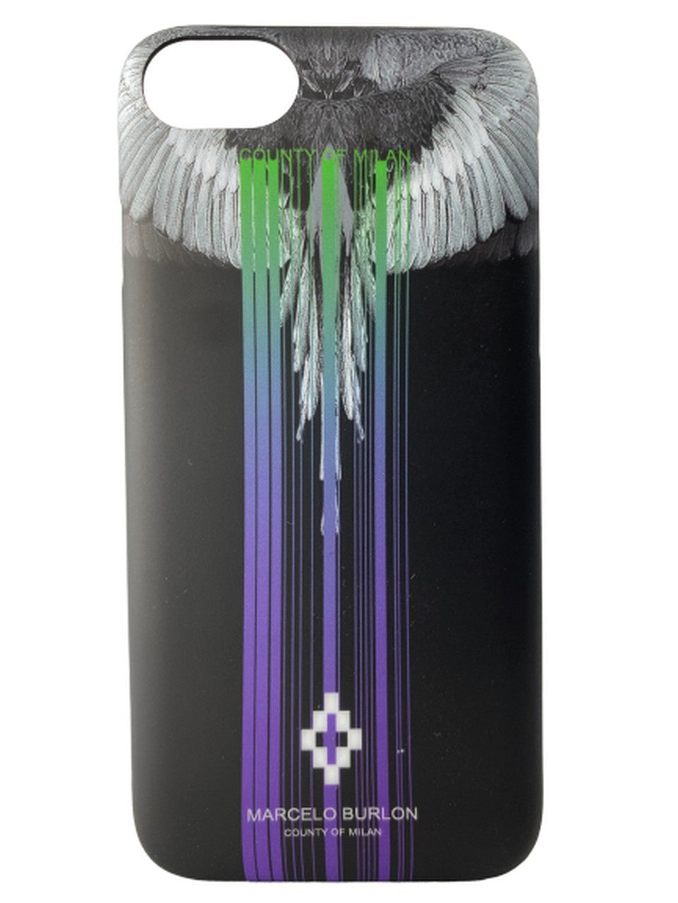 Marcelo Burlon Smartphone Cover CWPA011E18008161 1088 - SanShopLuxury - -50%, 2018, Abbigliamento, Accessori, Donna, Iphone 8, Marcelo Burlon, Nero, Outlet, Smartphone Cover, Unica, UNISEX, Uomo